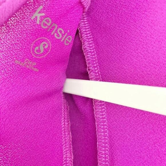 NWT Kensie Women’s Fuchsia Purple Flowy Blouse Size Small - Picture 6 of 12